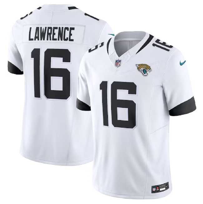 Men & Women & Youth Jacksonville Jaguars #16 Trevor Lawrence White 2023 F.U.S.E Vapor Untouchable Limited Stitched Jersey,We sell and wholesale Men & Women & Youth Jacksonville Jaguars #16 Trevor Lawrence White 2023 F.U.S.E Vapor Untouchable Limited Stitched Jersey on line form chian!
